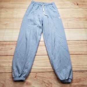 Playboy By PacSun Pants Womens XS Blue Jogger Tapered Drawstring Elastic Fleece